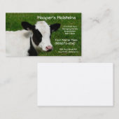 Holstein Cow Dairy Cattle Ranch Visitekaartje (Voorkant / Achterkant)