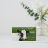 Holstein Cow Dairy Cattle Ranch Visitekaartje (Staand voorkant)