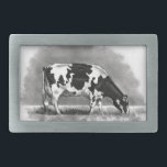 Holstein Cow Grazing: Realism Pencil Drawing Gesp<br><div class="desc">Dit is mijn potloodtekening van een Holstein-koe-begrazing.</div>