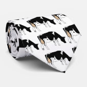 Holstein Cow, Hand Drawn, Dairy, Farmer Boerderij Stropdas (Opgerold)