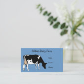 Holstein Cow Line Drawing: Melk, Boerderij Visitekaartje (Staand voorkant)
