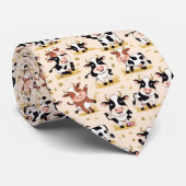 Holstein Cow Tie Stropdas (Opgerold)