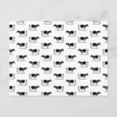  Holstein Cows CUSTOM BG COLOR Briefkaart (Voorkant)