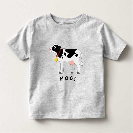 Holstein Cows Go Moo! Kinder Shirts (Voorkant)