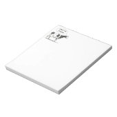 Holstein Dacht Koe Pas het aan Notitieblok (Linkerzijde)