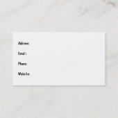 Holstein Dairy Boerderij Visitekaartje: Kunst in p Visitekaartje (Achterkant)