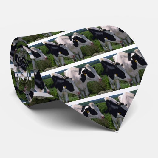 Holstein Dairy Cattle Stropdas (Opgerold)