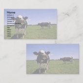 Holstein Dairy Cattle Visitekaartje (Voorkant / Achterkant)