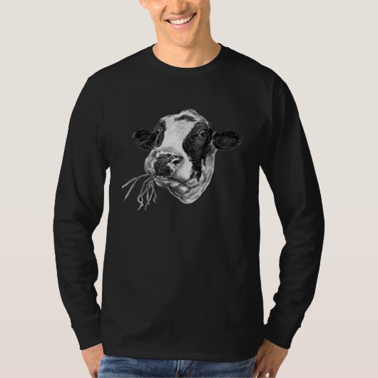 Holstein Dairy Cow Legend Heifer Farm Animal Vinta T-shirt (Voorkant)