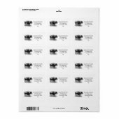 Holstein Dairy Koe in potlood: Boerderij Etiket (Full Sheet)