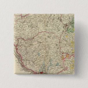 Holstein, Duitsland Vierkante Button 5,1 Cm
