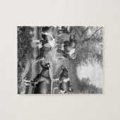 Holstein Frezische koe Frezische koeien Legpuzzel (Horizontaal)