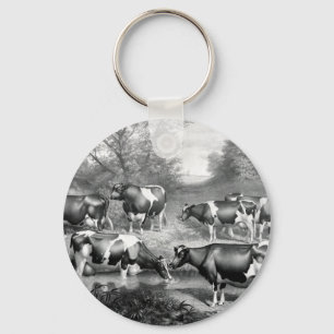 Holstein Frezische koe Frezische koeien Sleutelhanger