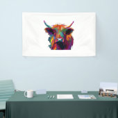 Holstein Friese Koe - Schattigee Koe - Gift voor K Spandoek (Beurs)
