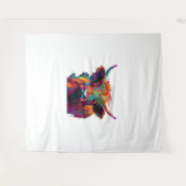 Holstein Friese Koe - Schattigee Koe - Gift voor K Wandkleed (Voorkant (horizontaal))