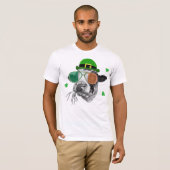 Holstein Friesian Dairy Cow St Patrick's Day T-shirt (Voorkant volledig)