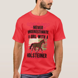Holstein Horse Girl cadeau T-shirt