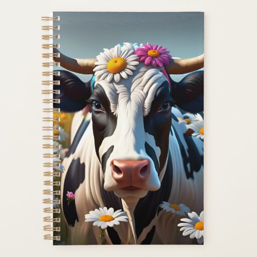 Holstein in een Daisy Field Planner (Voorkant)