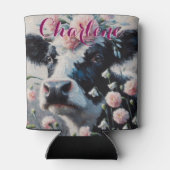 Holstein Koe Anjers Boerderij gepersonaliseerd Blikjeskoeler (Achterkant)