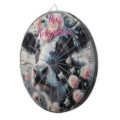 Holstein Koe Anjers Boerderij gepersonaliseerd Dartbord (Voorkant Rechts)