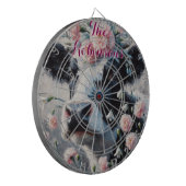 Holstein Koe Anjers Boerderij gepersonaliseerd Dartbord (Voorkant Links)