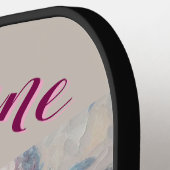 Holstein Koe Anjers Boerderij gepersonaliseerd Pickleball Paddle (Links Detail)