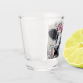 Holstein Koe Anjers Boerderij gepersonaliseerd Shot Glas (Links)