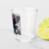 Holstein Koe Anjers Boerderij gepersonaliseerd Shot Glas (Rechts)