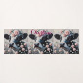 Holstein Koe Anjers Boerderij gepersonaliseerd Yogamat (Voorkant (horizontaal))