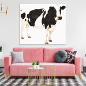 Holstein koe (Bos taurus) Canvas Afdruk (Insitu (Woonkamer))