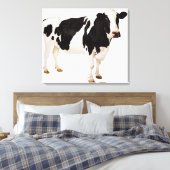 Holstein koe (Bos taurus) Canvas Afdruk (Insitu (Slaapkamer))
