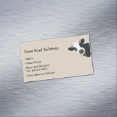 Holstein Koe Breeder Dairy Boerderij Humor Magnetisch Visitekaartje (Voorbeeld)