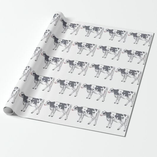 Holstein Koe Cadeaupapier (Uitgerold)