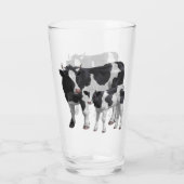 Holstein Koe & Cute Calf Glas (Achterkant)