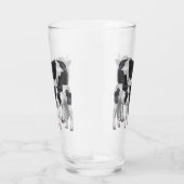 Holstein Koe & Cute Calf Glas (Rechts)