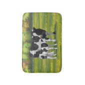 Holstein Koe & Cute Calf in zomerperiode Badmat (Voorkant Verticaal)