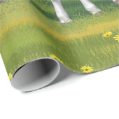 Holstein Koe & Cute Calf in zomerperiode Cadeaupapier (Rol Hoek)