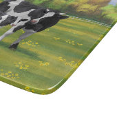 Holstein Koe & Cute Calf in zomerperiode Snijplank (Hoek)