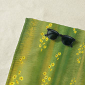 Holstein Koe & Cute Calf in zomerperiode Strandlaken (In situ)