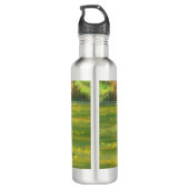 Holstein Koe & Cute Calf in zomerperiode Waterfles (Achterkant)