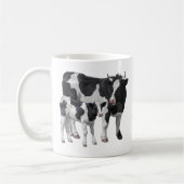 Holstein Koe & Cute Calf Koffiemok (Links)