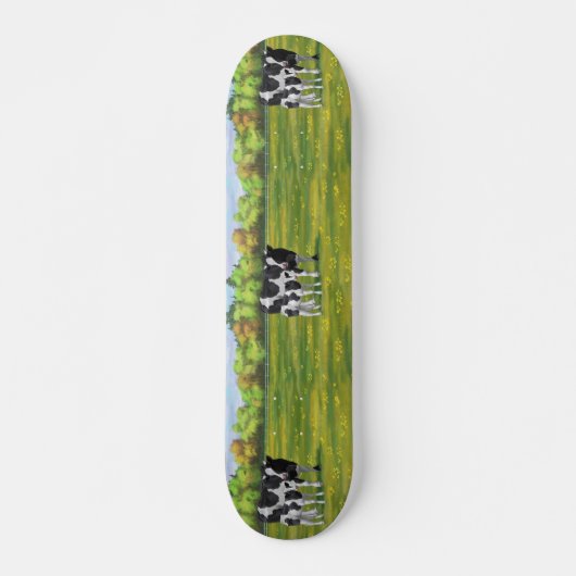 Holstein Koe & Cute Calf Persoonlijk Skateboard (Voorkant)