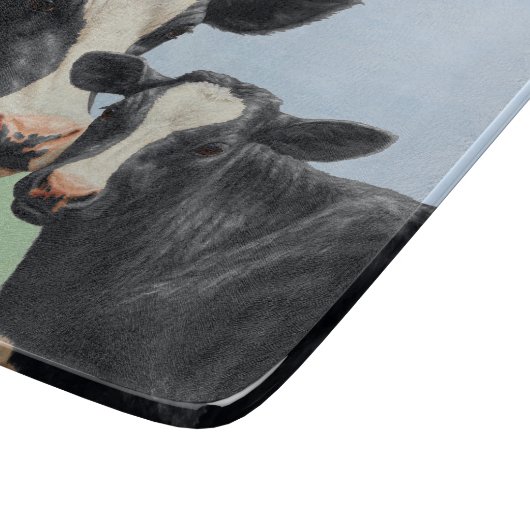 Holstein Koe en Calf Snijplank (Hoek)