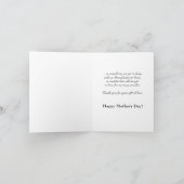 Holstein Koe en Cute Calf Blue Heart Kaart (Binnen)