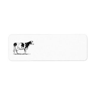 Holstein Koe Etiket