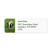 Holstein koe etiket (Voorkant)