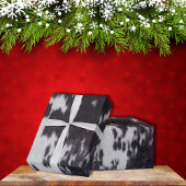 Holstein Koe Faux Leather Natural Huid Cadeaupapier
