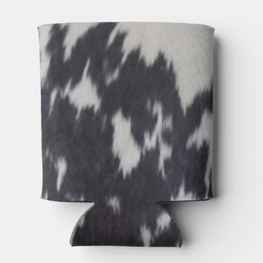 Holstein Koe Faux Leather Natural Kijk Blikjeskoeler (Achterkant)