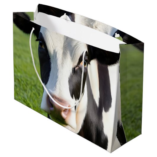 Holstein Koe Groot Cadeauzakje (Achterkant Gekanteld)