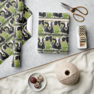 Holstein-koe Kussen Cadeaupapier